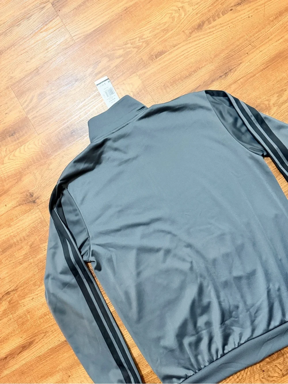 adidas Men’s Charcoal Full-Zip Performance Jacket